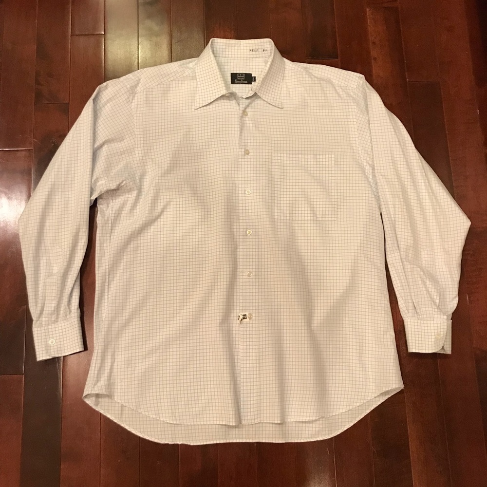 Neiman Marcus Ike Behar Button Down Shirt 16.5L